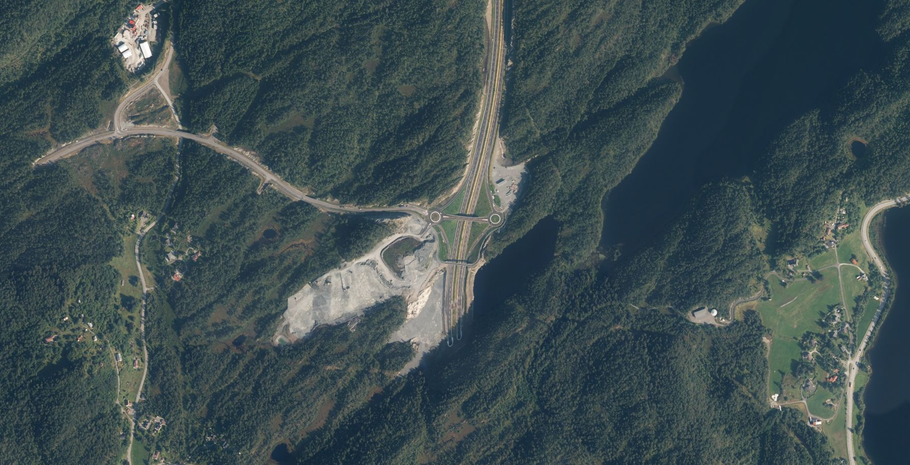 Flyfoto Lyseparken (norgeskart.no)